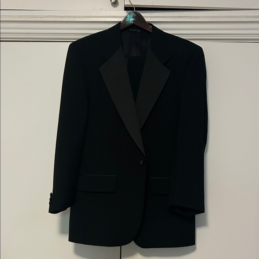 Burberry Elegant Black Tuxedo ; from late 1990s